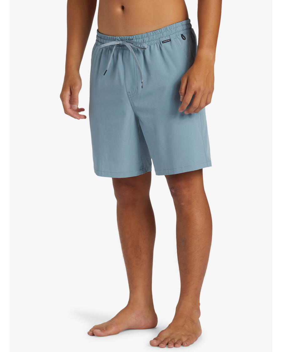 Quik Silver Taxer Amphibian 18" Hybrid Shorts - Cadet Gray