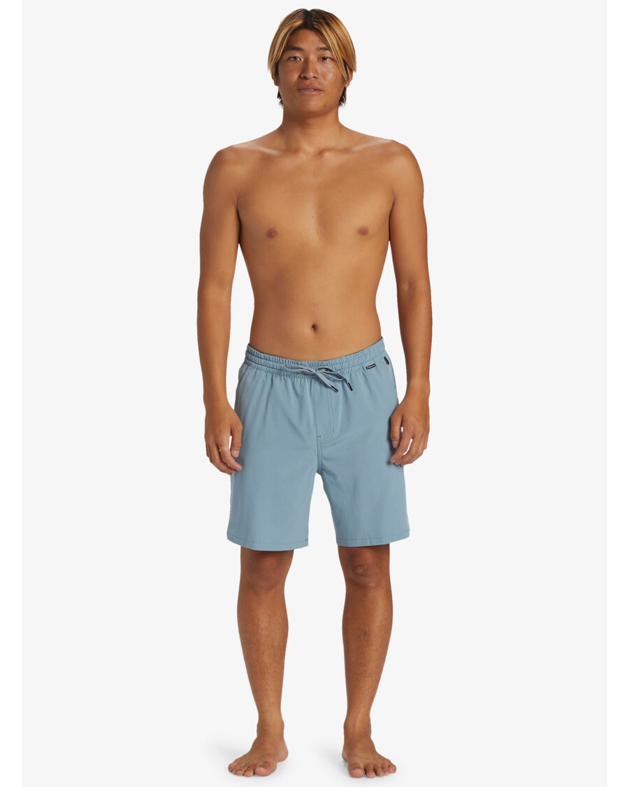 Quik Silver Taxer Amphibian 18" Hybrid Shorts - Cadet Gray