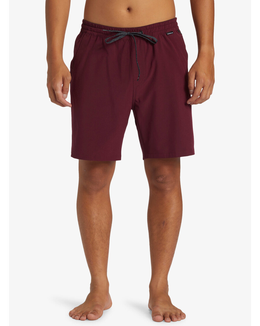 куиксилвер такер ампхибиан 18" хибридни шорц - вино