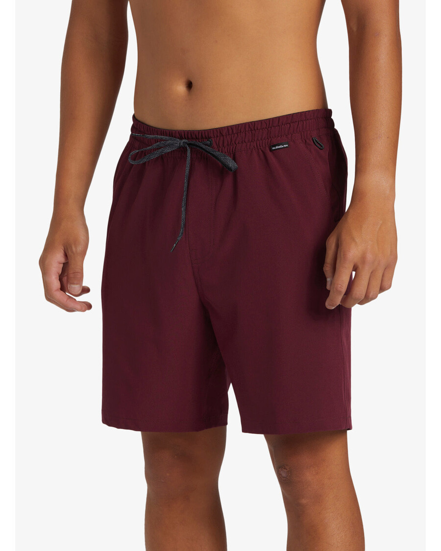 куиксилвер такер ампхибиан 18" хибридни шорц - вино