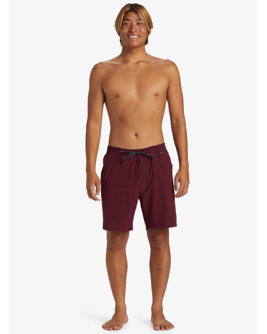 куиксилвер такер ампхибиан 18" хибридни шорц - вино