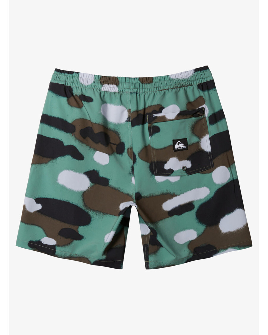 Quik Silver Taxer Print Amphibian 18" Hybrid Shorts - Camo