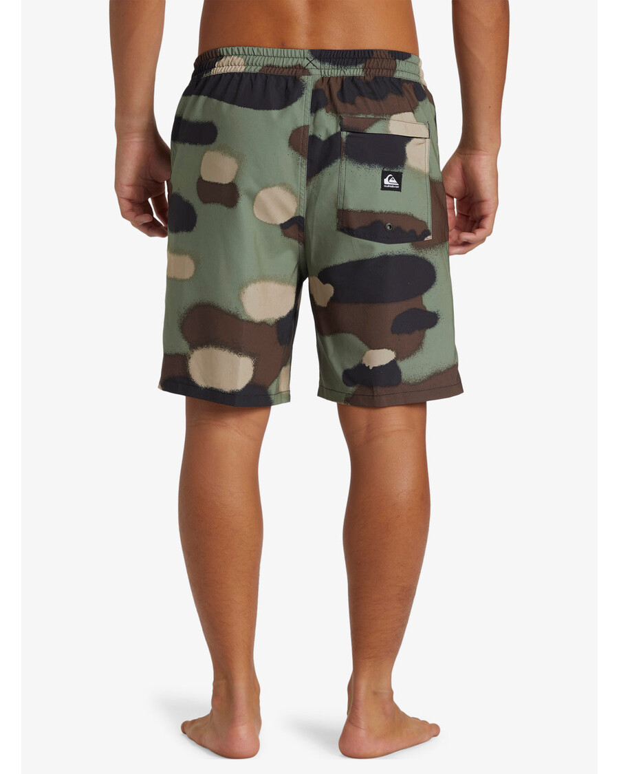 Quik Silver Taxer Print Amphibian 18" Hybrid Shorts - Camo