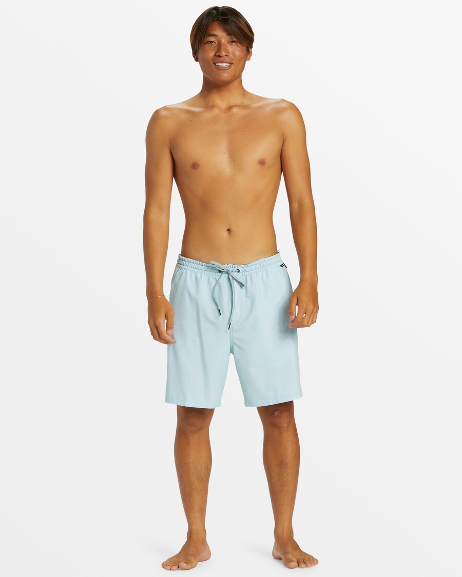 Quik Silver Taxer Amphibian 18" Hybrid Shorts - Winter Sky