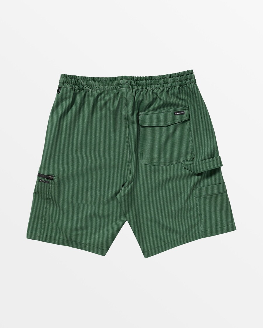 Quik Silver Taxer Cargo Amphibian 19" Hybrid Shorts - Forest