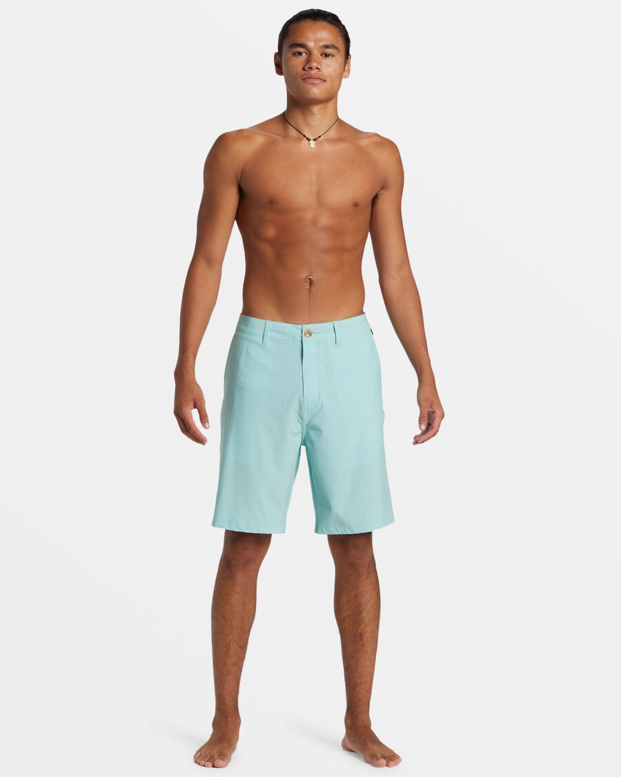 Quiksilver Union Heather Amphibian 20" Shorts Híbridos - Aquafer