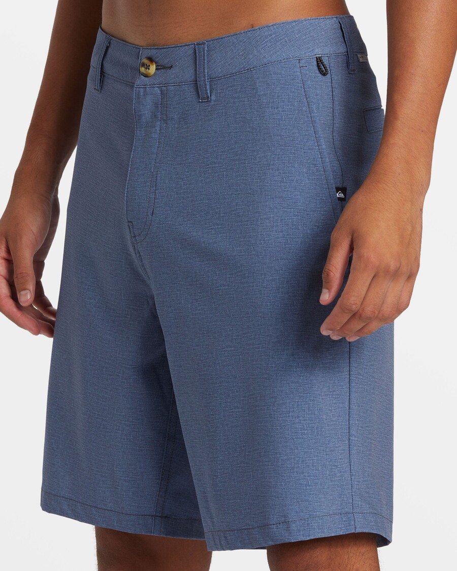 クイックシルバー ユニオン ヘザー アンフィビアン 20 インチ ハイブリッド ショーツ - ヴィンテージ インディゴ