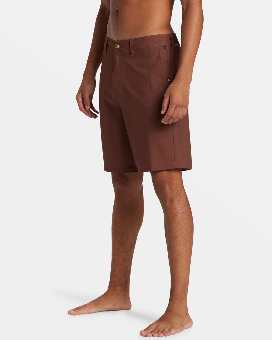 Quik Silver Union Amphibian 20" Hybrid Shorts - Brown Stone