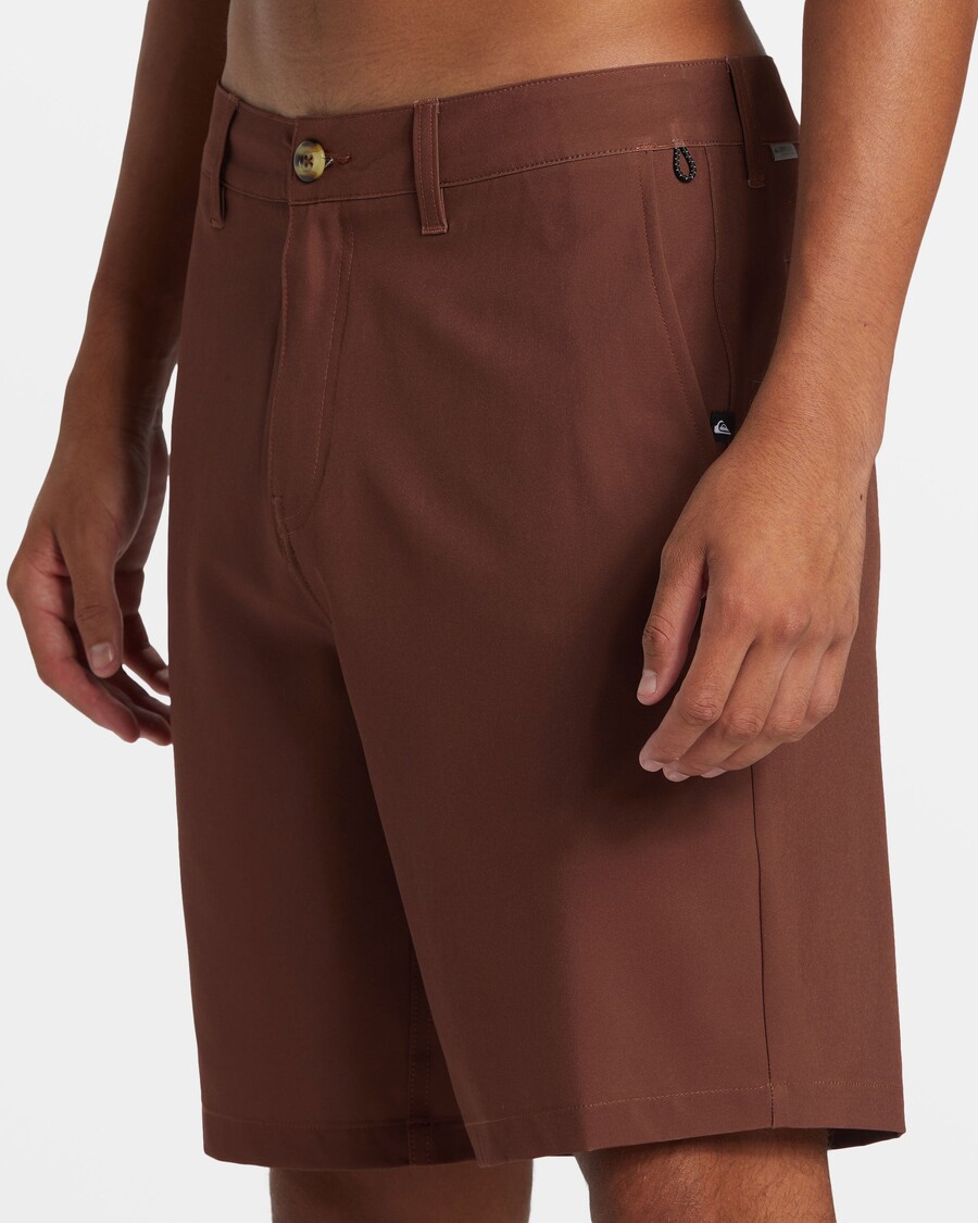 Quik Silver Union Amphibian 20" Hybrid Shorts - Brown Stone