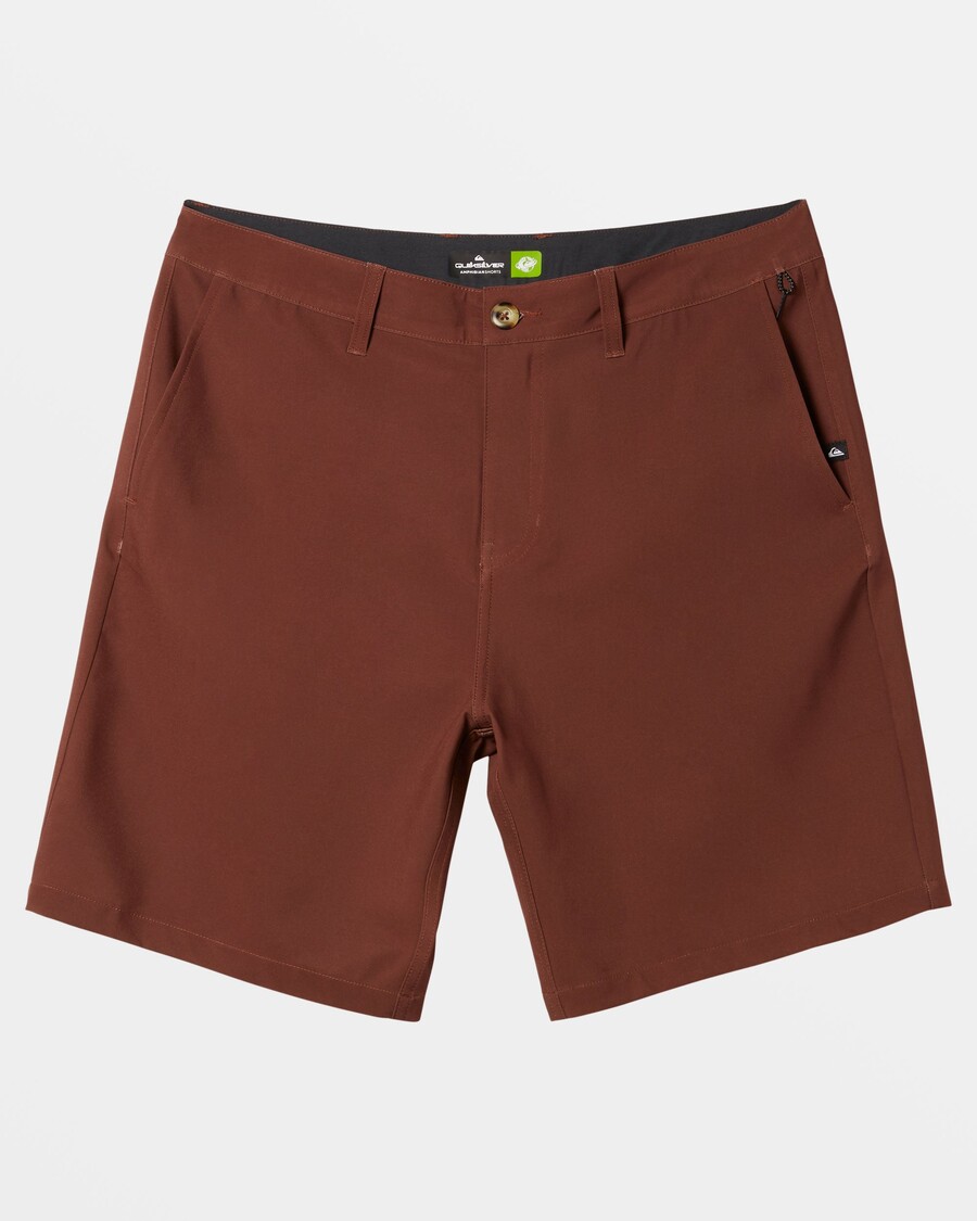 Quik Silver Union Amphibian 20" Hybrid Shorts - Brown Stone
