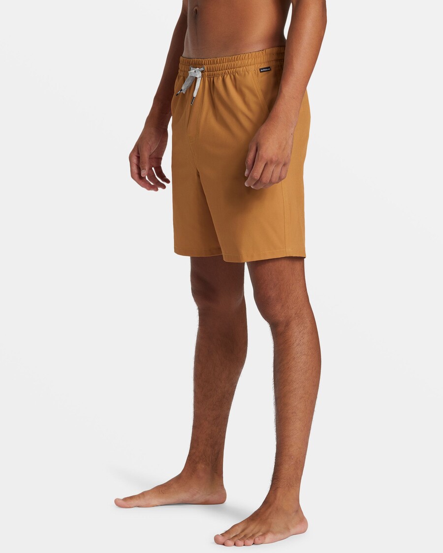 Quik Silver Taxer Amphibian 18" Hybrid Shorts - Bone Brown