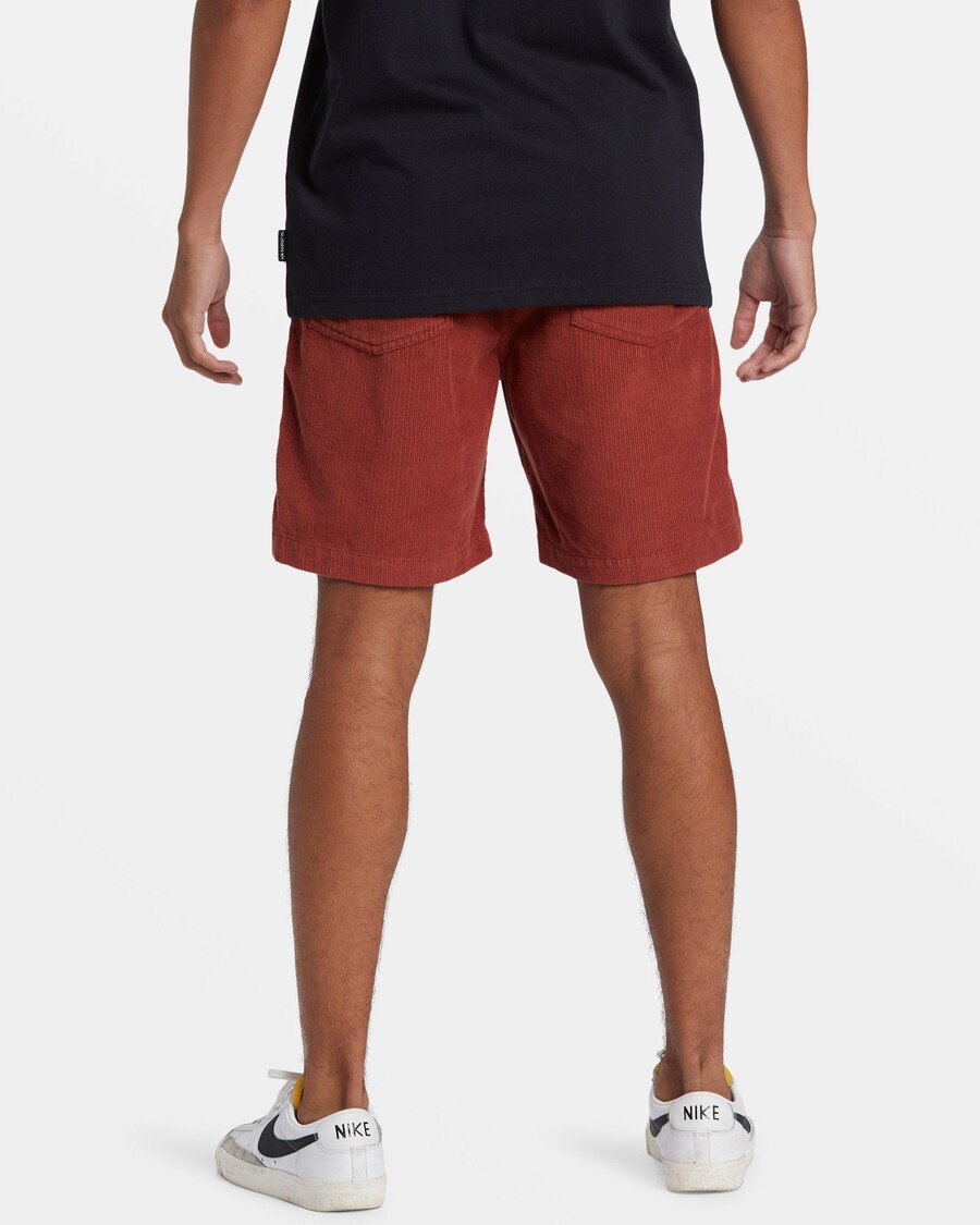 κοτλέ σορτς Quiksilver Taxer - χένα