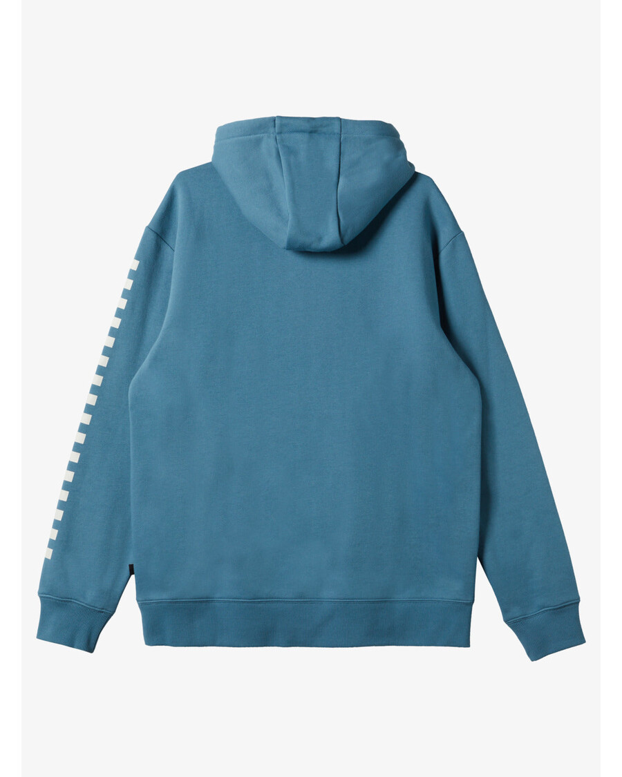 Quik Stříbrný Generátorový Pulovr Fleecová Mikina S Výstřihem - Egejská Modrá