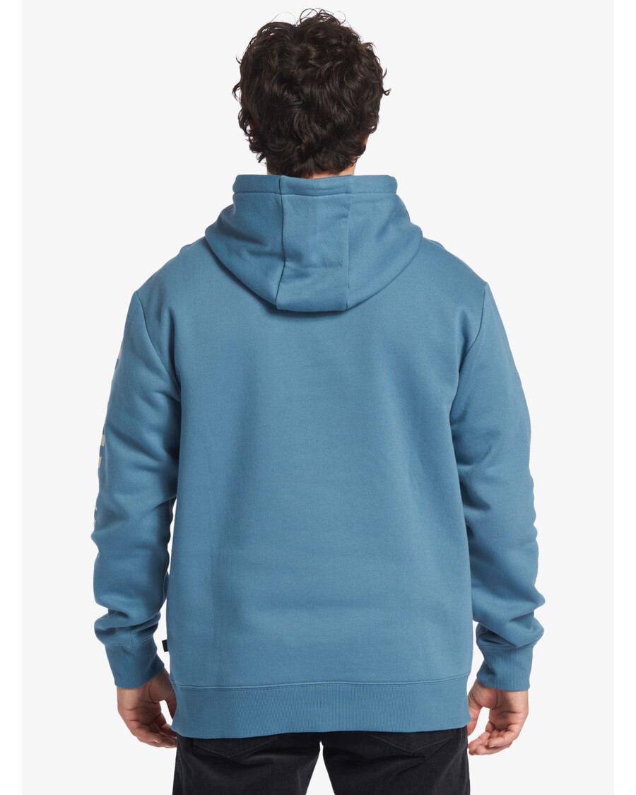 Quik Stříbrný Generátorový Pulovr Fleecová Mikina S Výstřihem - Egejská Modrá