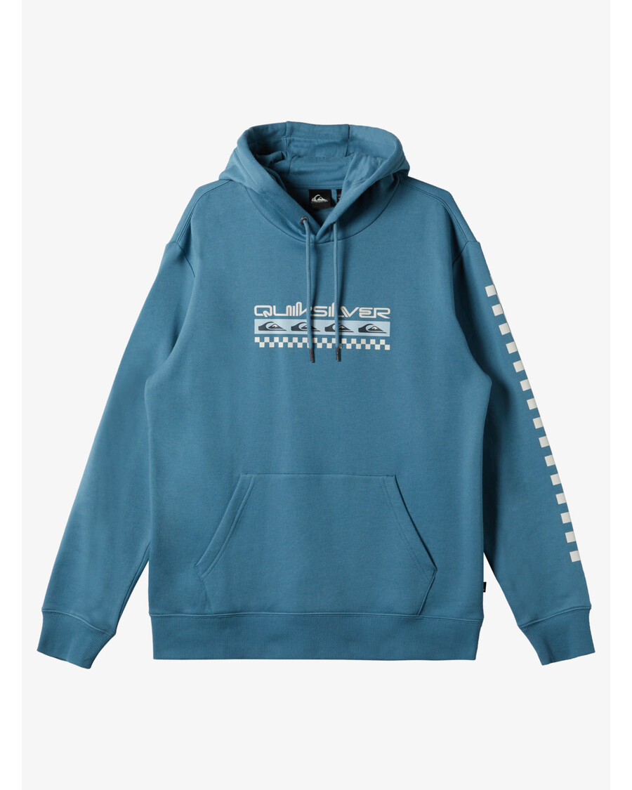 Quik Silver Generator Pullover Fleece Crew Neck Sweatshirt - Aegean Blue