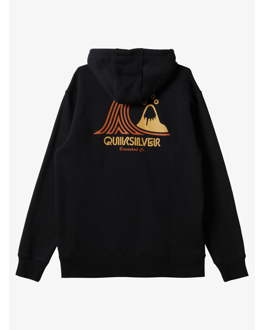 Quik Silver Generator Pullover Fleece Crew Neck Sweatshirt - Black