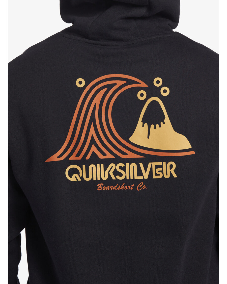 Quik Silver Generator Pullover Fleece Crew Neck Sweatshirt - Black