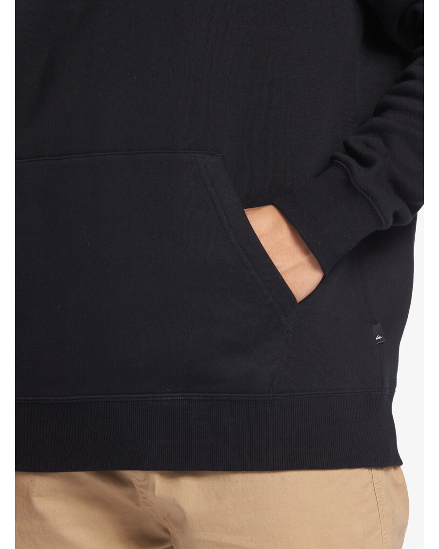 Quik Silver Generator Pullover Fleece Crew Neck Sweatshirt - Black