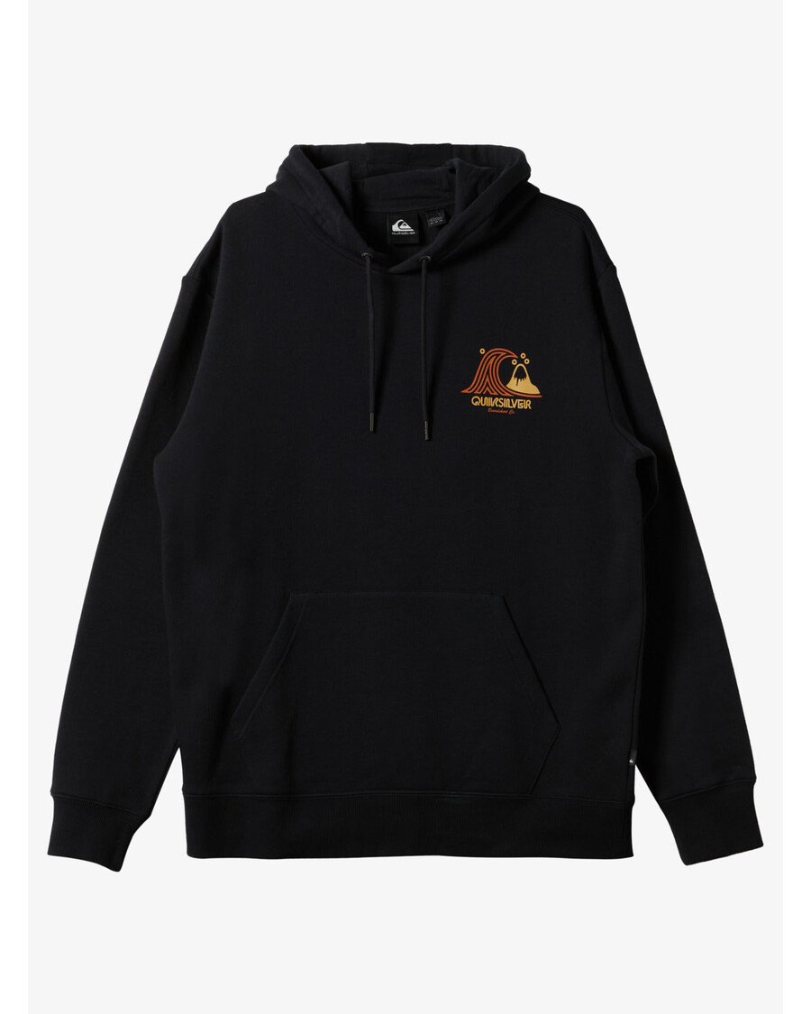 Quik Silver Generator Pullover Fleece Crew Neck Sweatshirt - Black