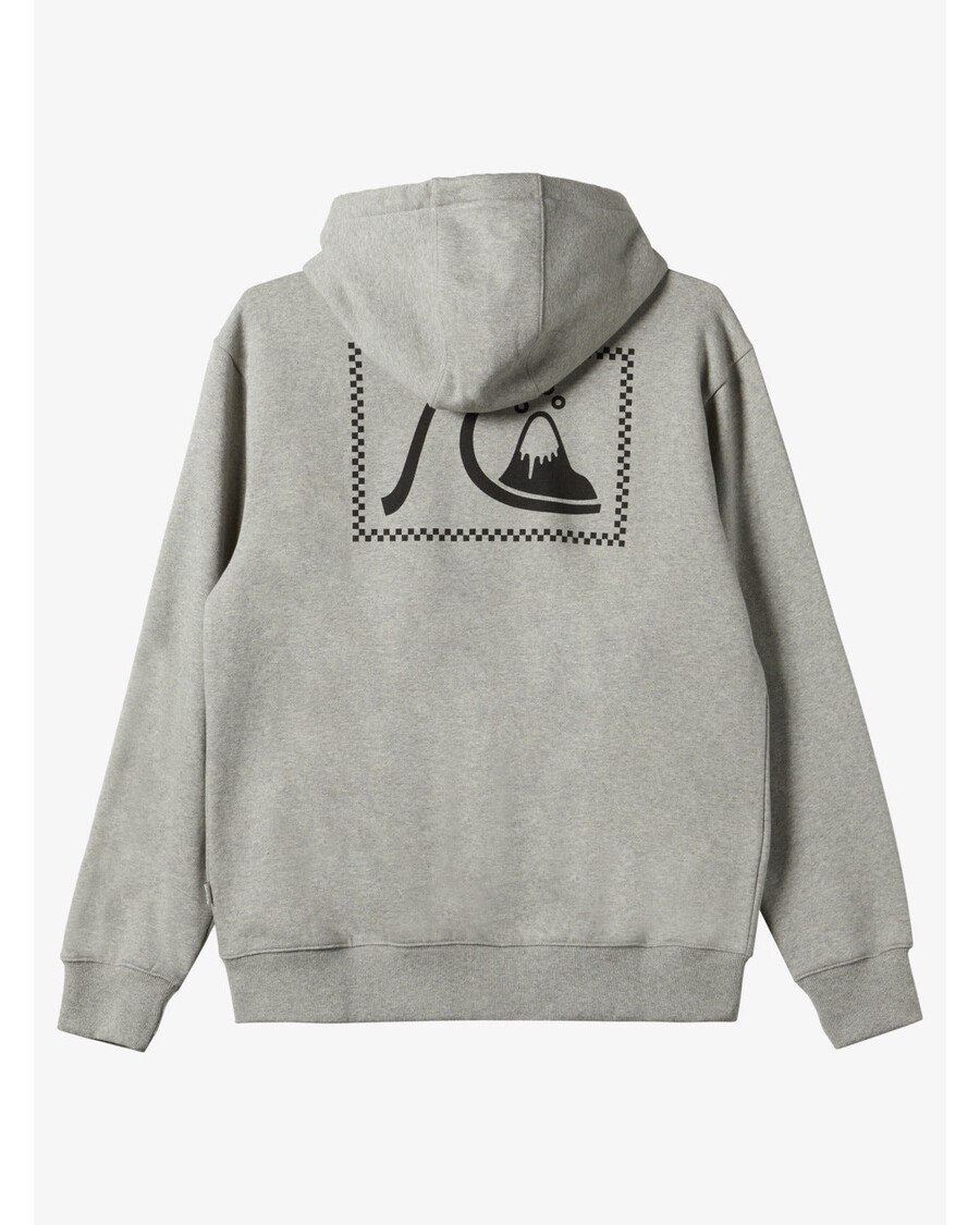 Quik Silver Original Zip-Up Sweatshirt - Athletic Heather