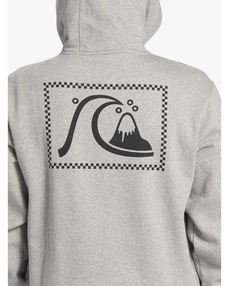 Quik Silver Original Zip-Up Sweatshirt - Athletic Heather