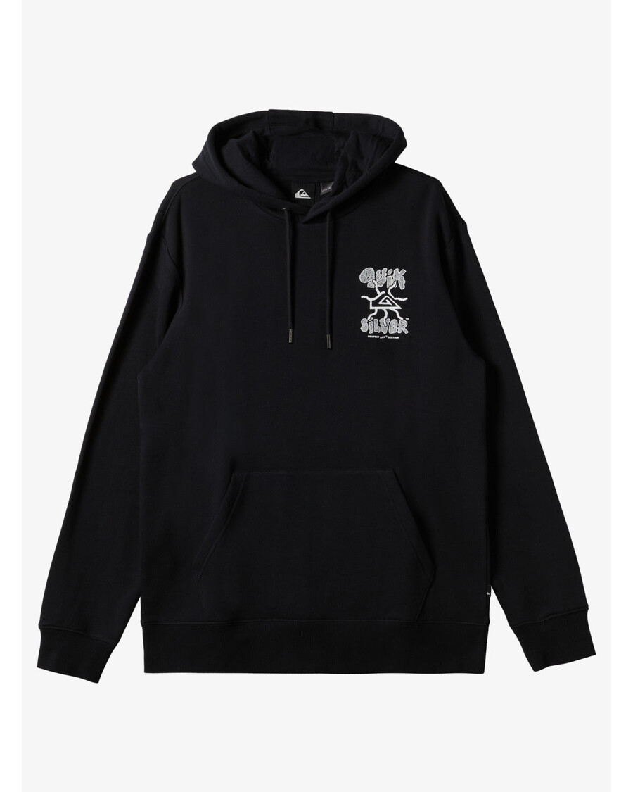 Quik Silver Global Force Fleece Crew Neck Sweatshirt - Black