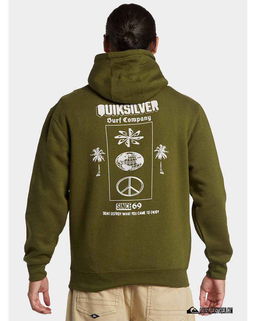 Quik Silver Rockin Hoodie - Laurel Wreath