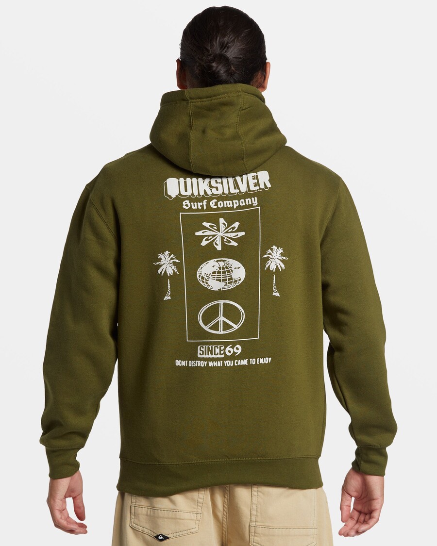 Quik Silver Rockin Hoodie - Laurel Wreath