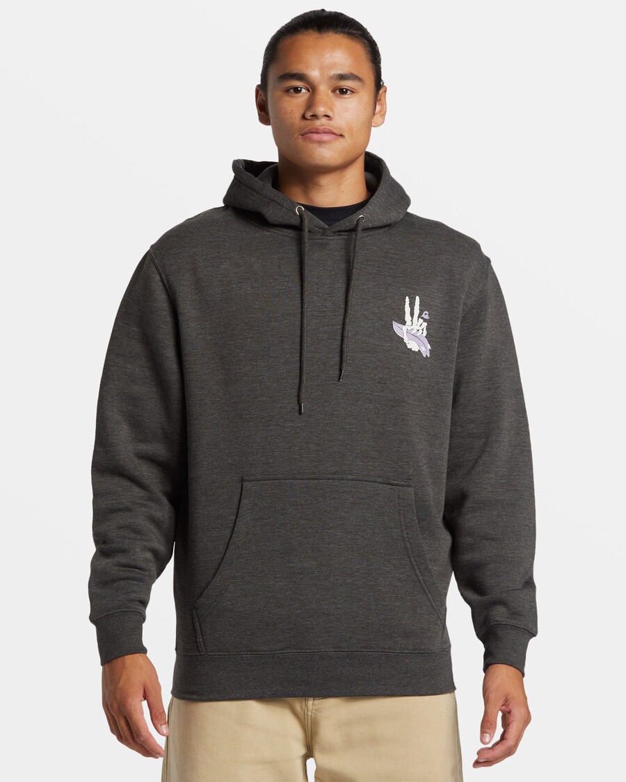 Quik Silver Rockin Hoodie - Charcoal Heather
