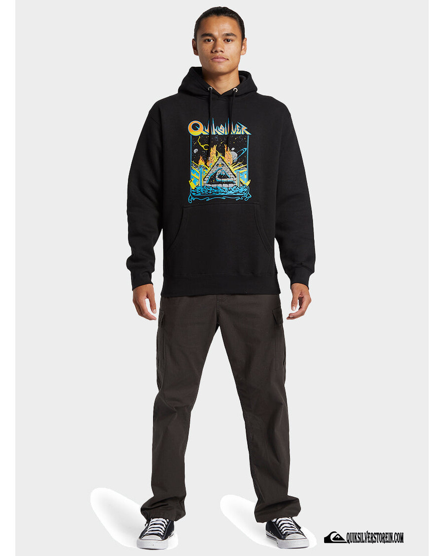 Quiksilver Rockin Hoodie - μαύρο