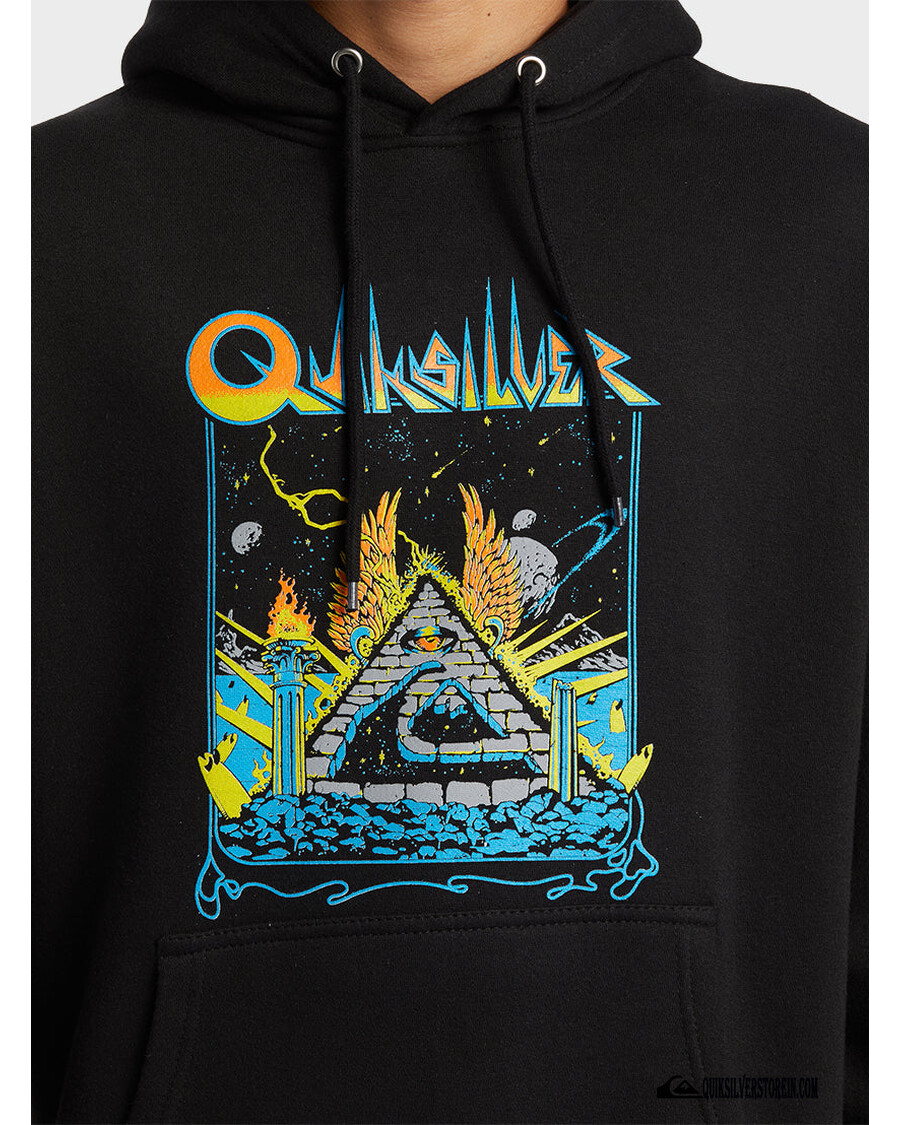Quiksilver Rockin Hoodie - μαύρο