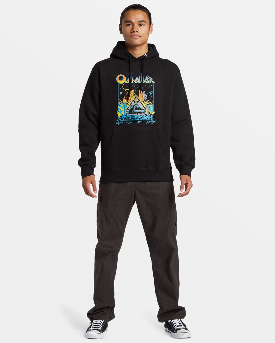 Quiksilver Rockin Hoodie - μαύρο