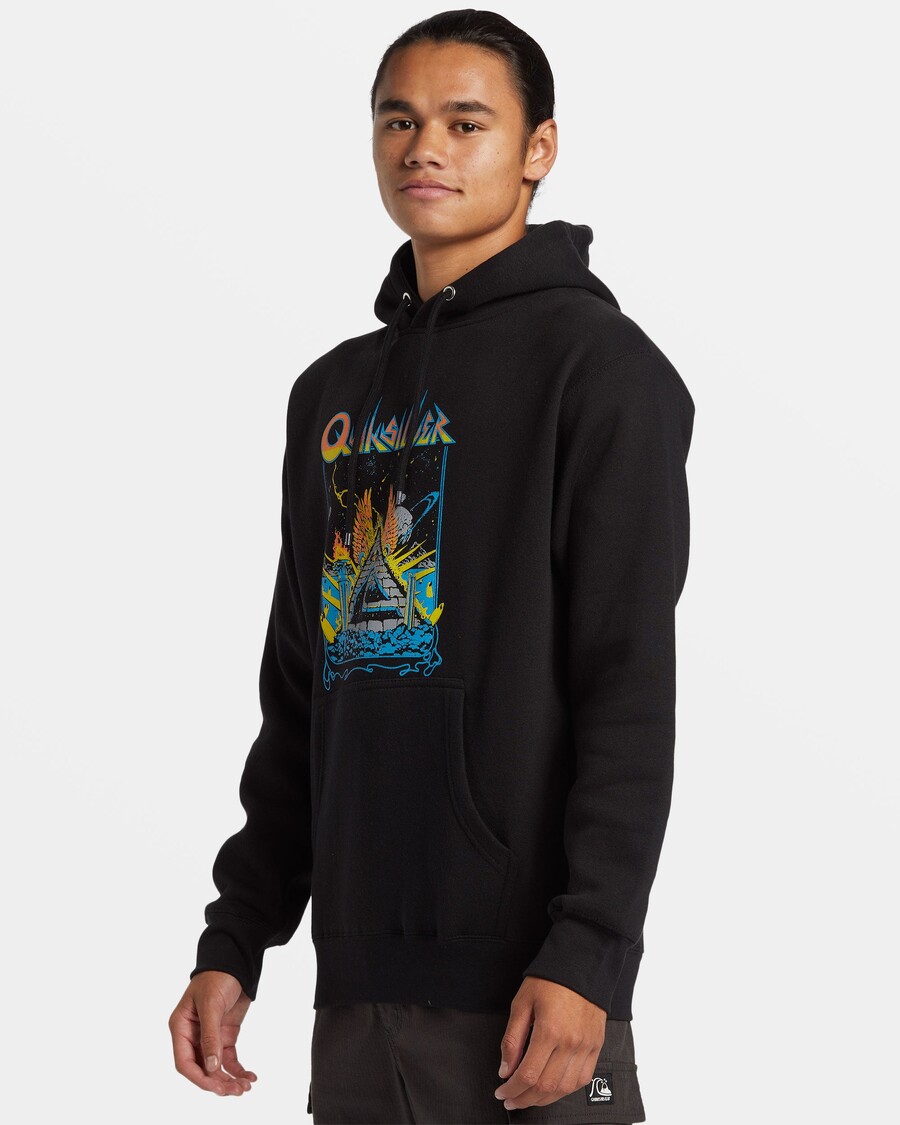 Quiksilver Rockin Hoodie - μαύρο
