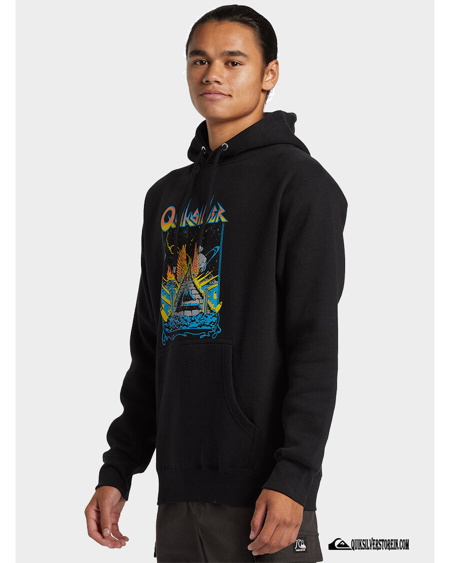 Quiksilver Rockin Hoodie - μαύρο