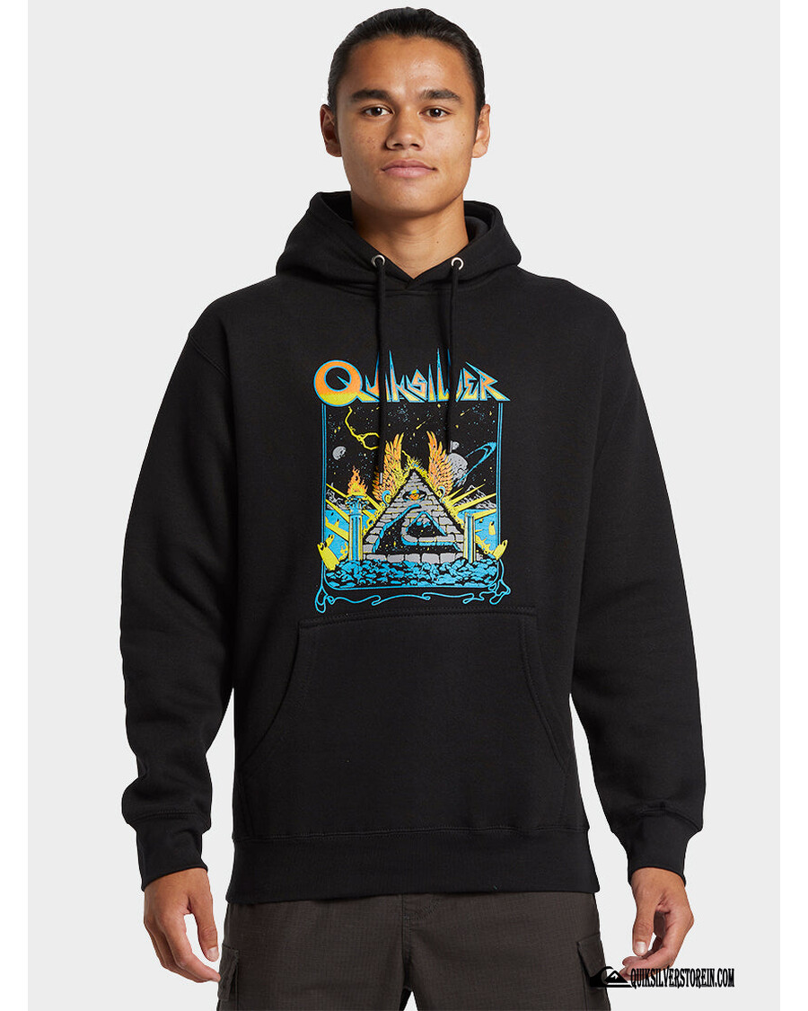 Quiksilver Rockin Hoodie - μαύρο