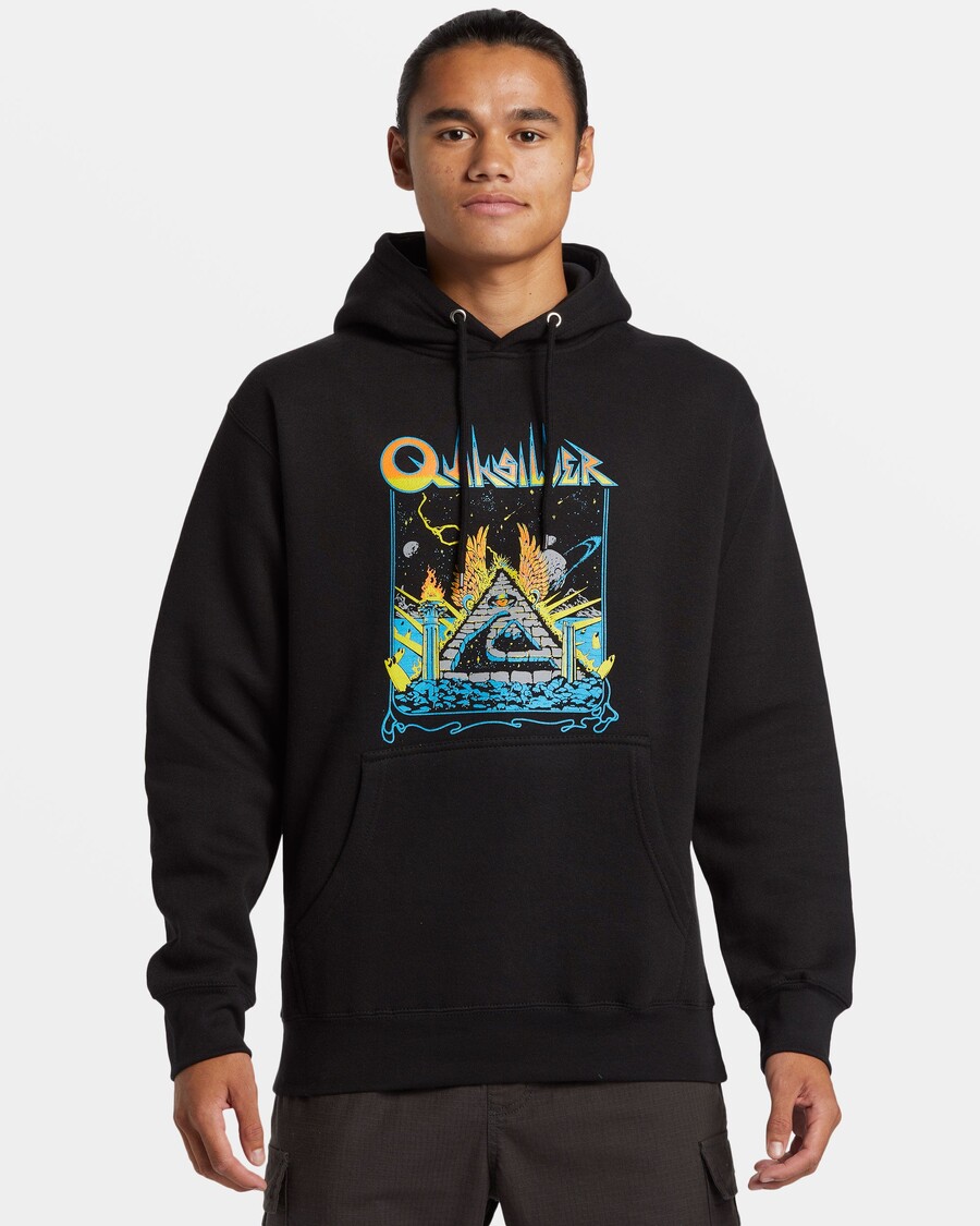 Quik Silver Rockin Hoodie - Black