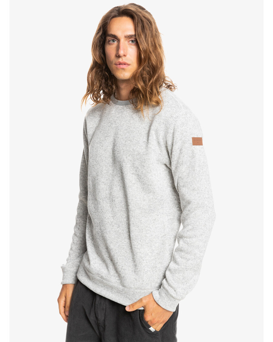 Quik Silver Keller Sweatshirt - Light Grey Heather