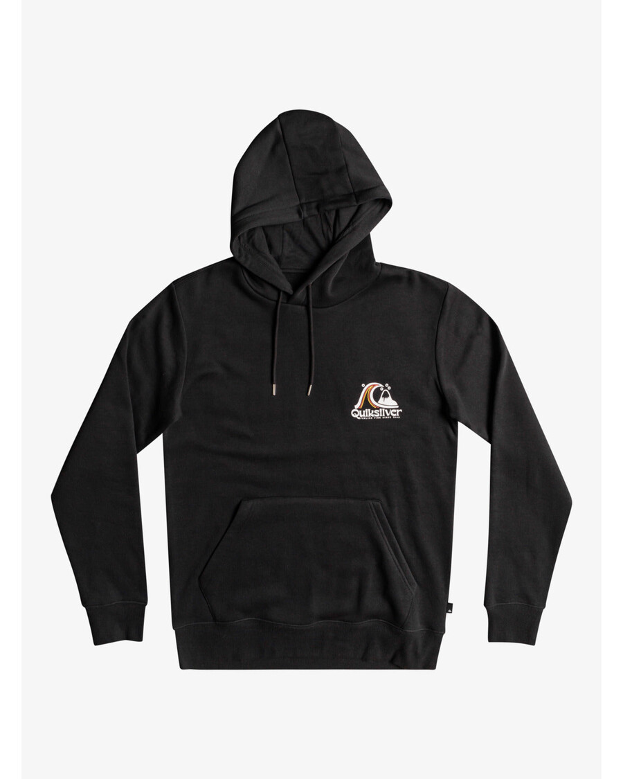 Quiksilver Rolling Circle Hette Fleece Topp - Svart