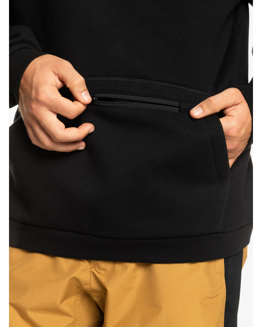 Quiksilver Nagy Logós Technikai Lovaglópulcsi - Igazi Fekete