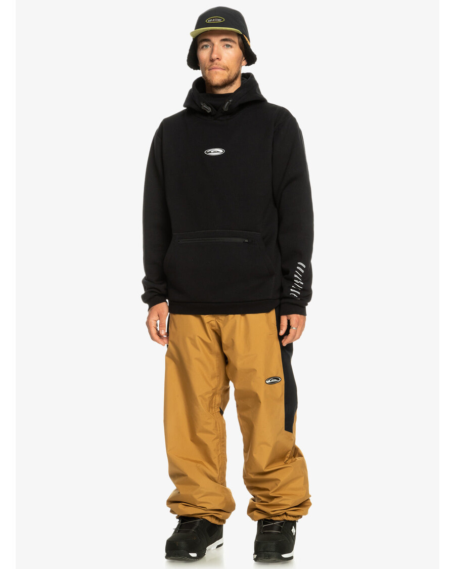 Quiksilver Nagy Logós Technikai Lovaglópulcsi - Igazi Fekete