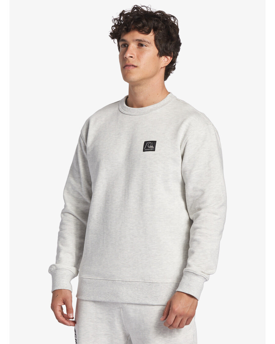 Quik Silver The Original Sweatshirt - White Marble Heather