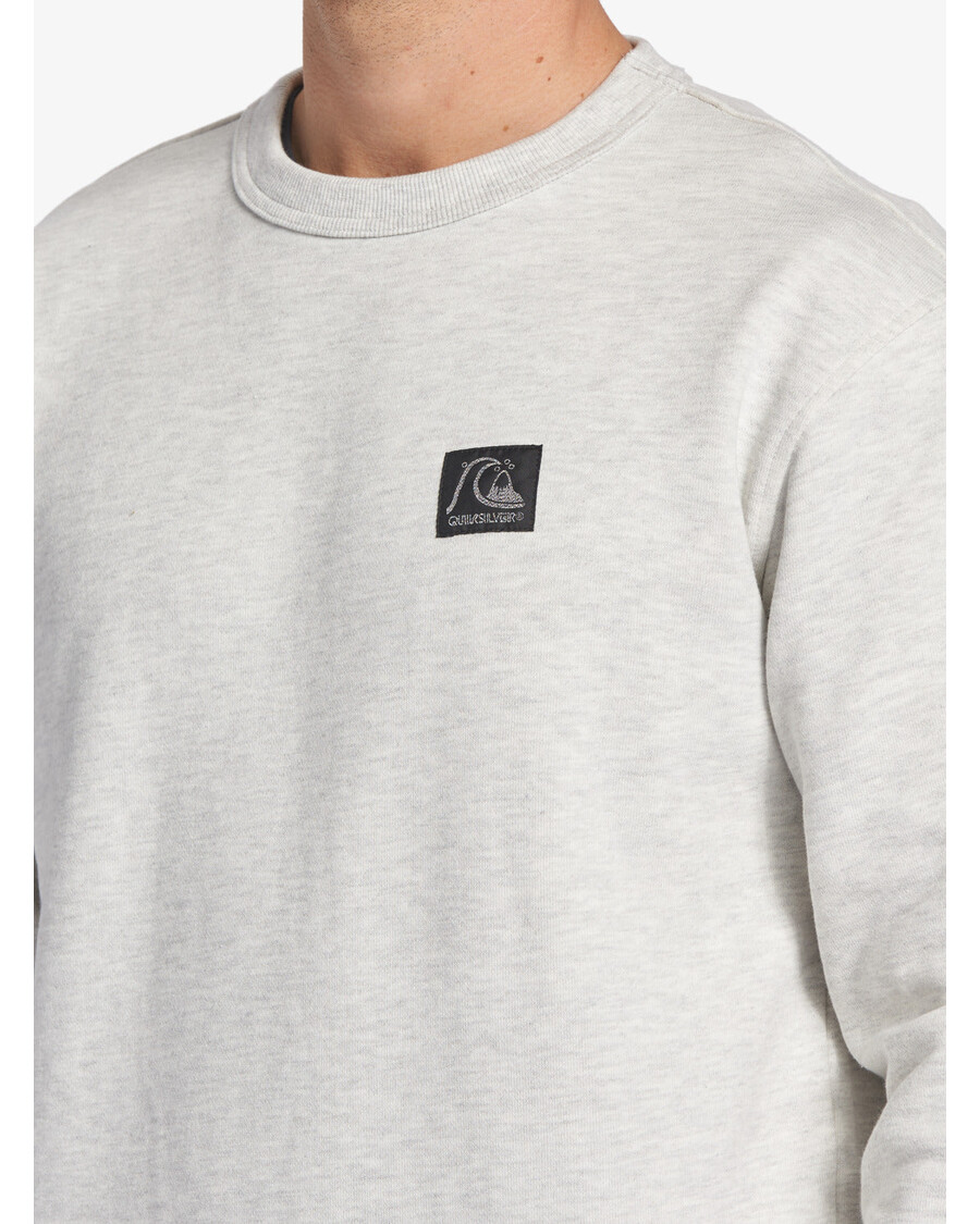 Quik Silver The Original Sweatshirt - White Marble Heather