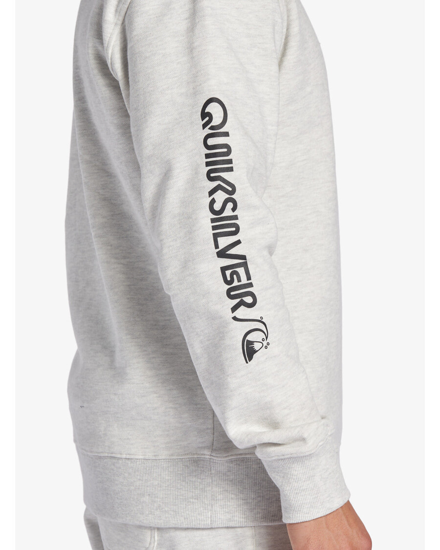 Quik Silver The Original Sweatshirt - White Marble Heather