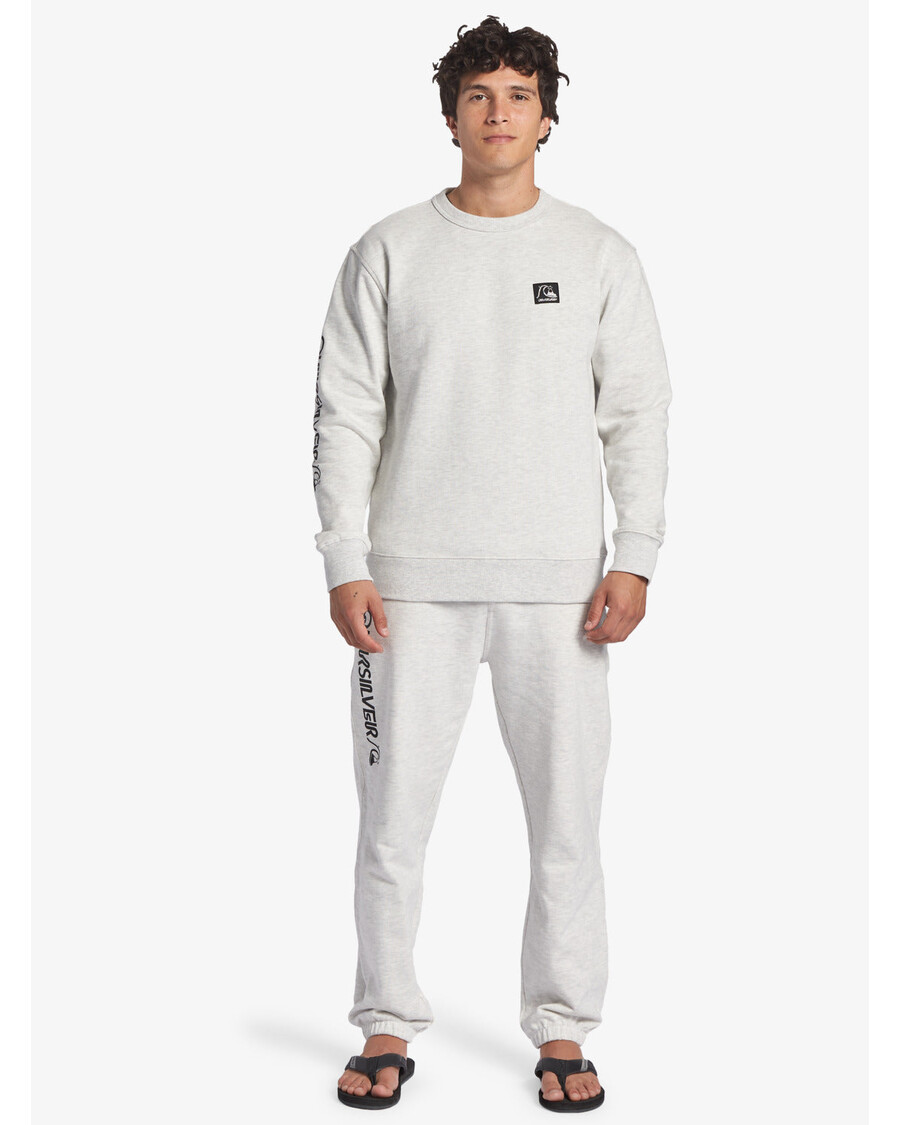 Quik Silver The Original Sweatshirt - White Marble Heather