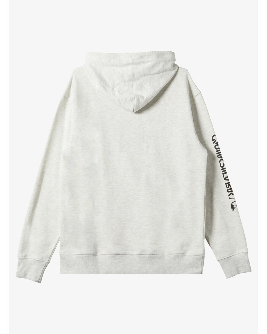 Quiksilver το αυθεντικό Hoodie - λευκό μαρμάρινο ρείκι