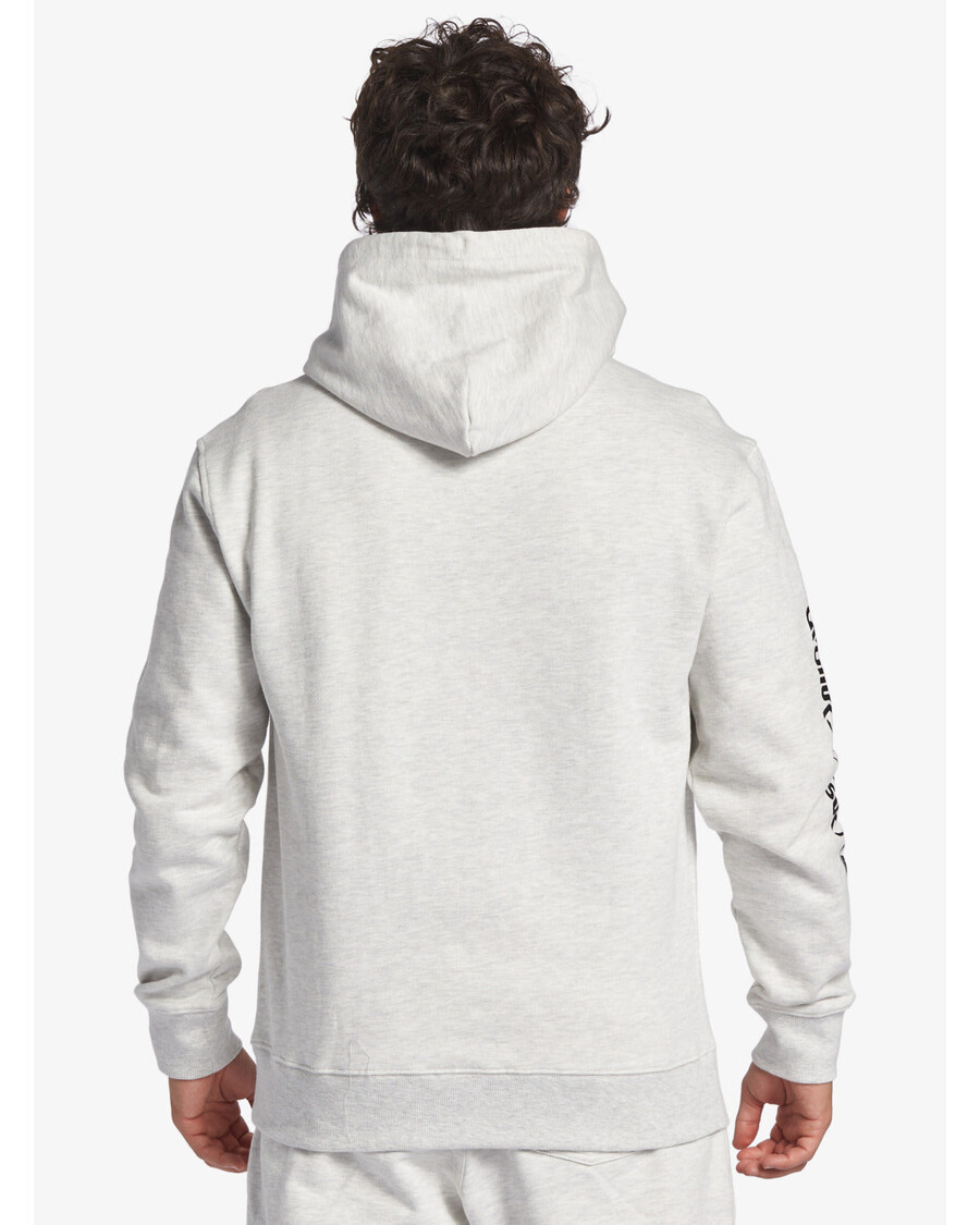 Quiksilver το αυθεντικό Hoodie - λευκό μαρμάρινο ρείκι