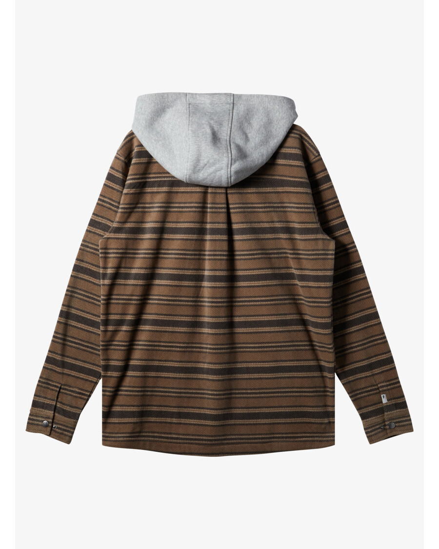 Куицксилвер супер свелл дуксерица са рајсфершлусом - мајор браон супер свелл карирани