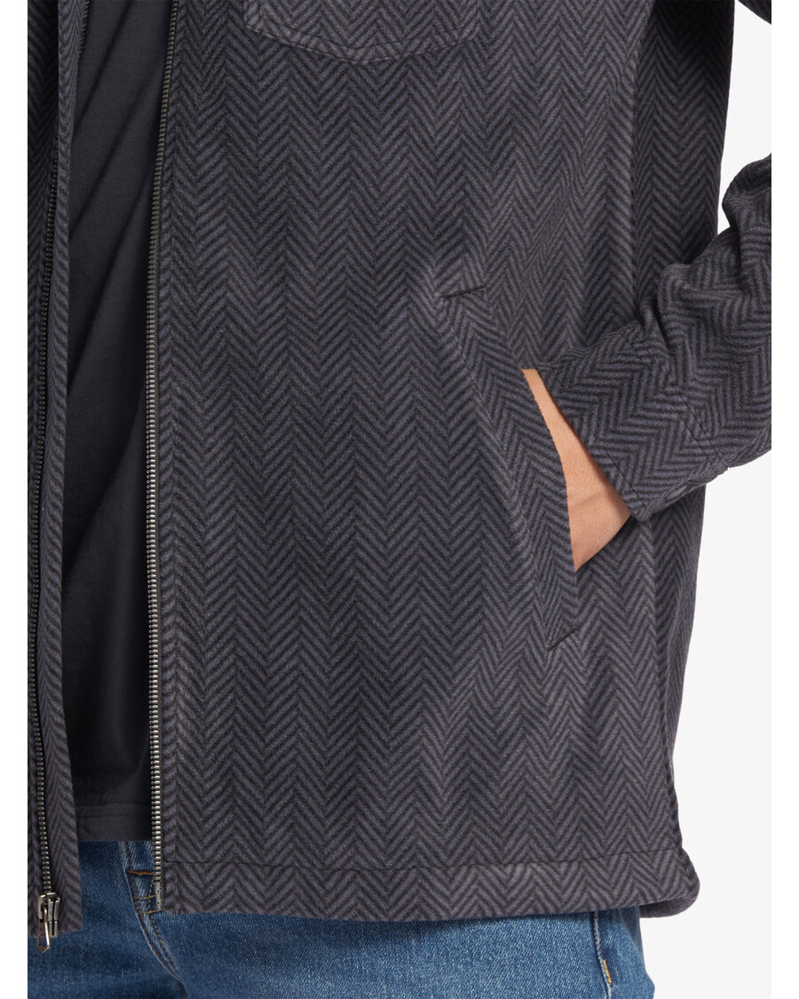 Quik Silver Super Swell Zip Hoodie - Black Super Swell