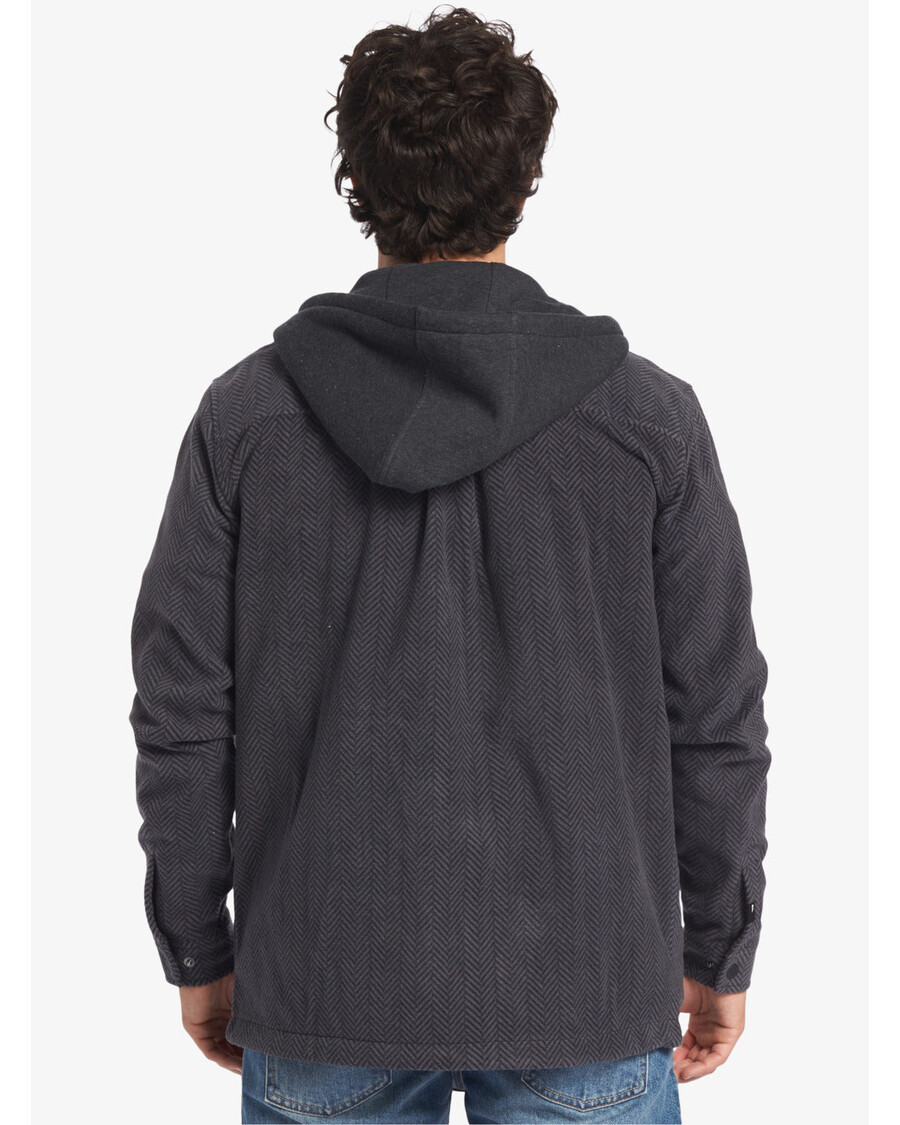 Quik Silver Super Swell Zip Hoodie - Black Super Swell