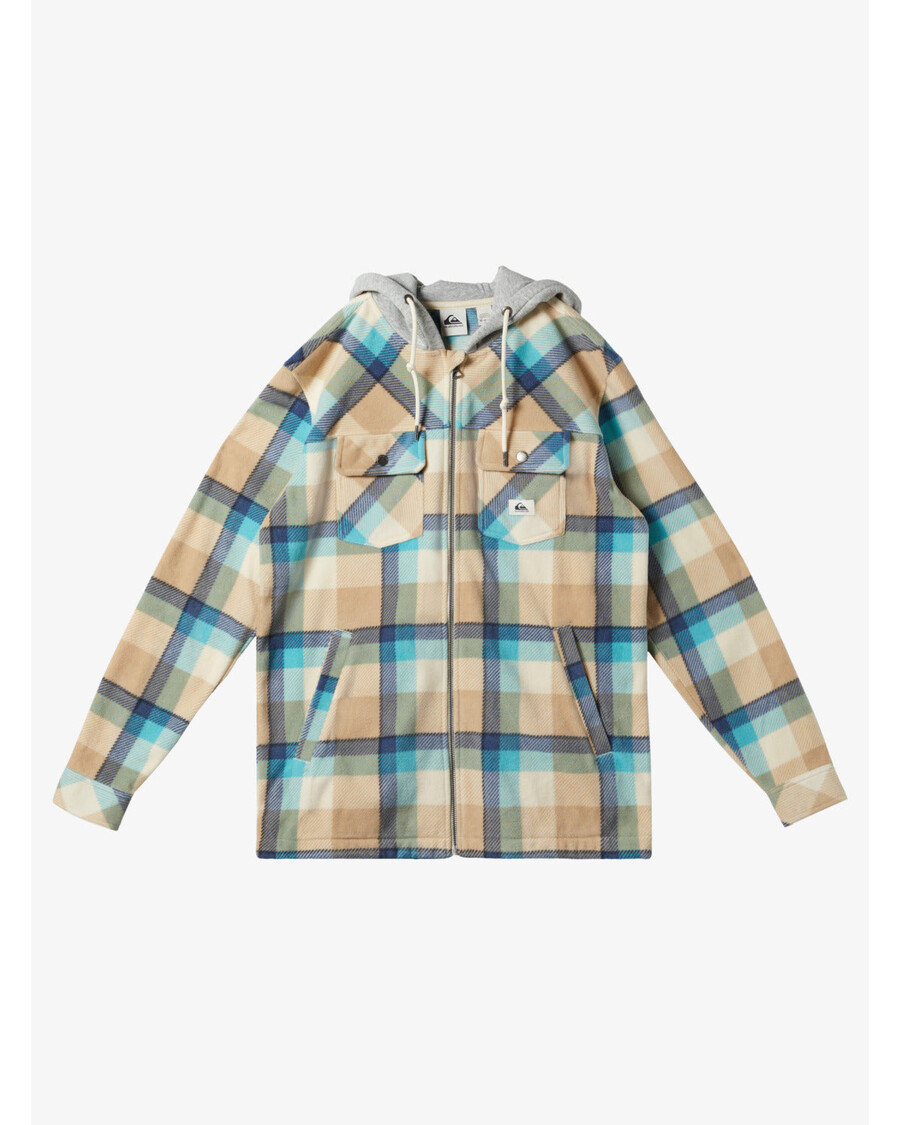 Quicksilver Super Swell Hettegenser Med Glidelås - Bjørk Super Swell